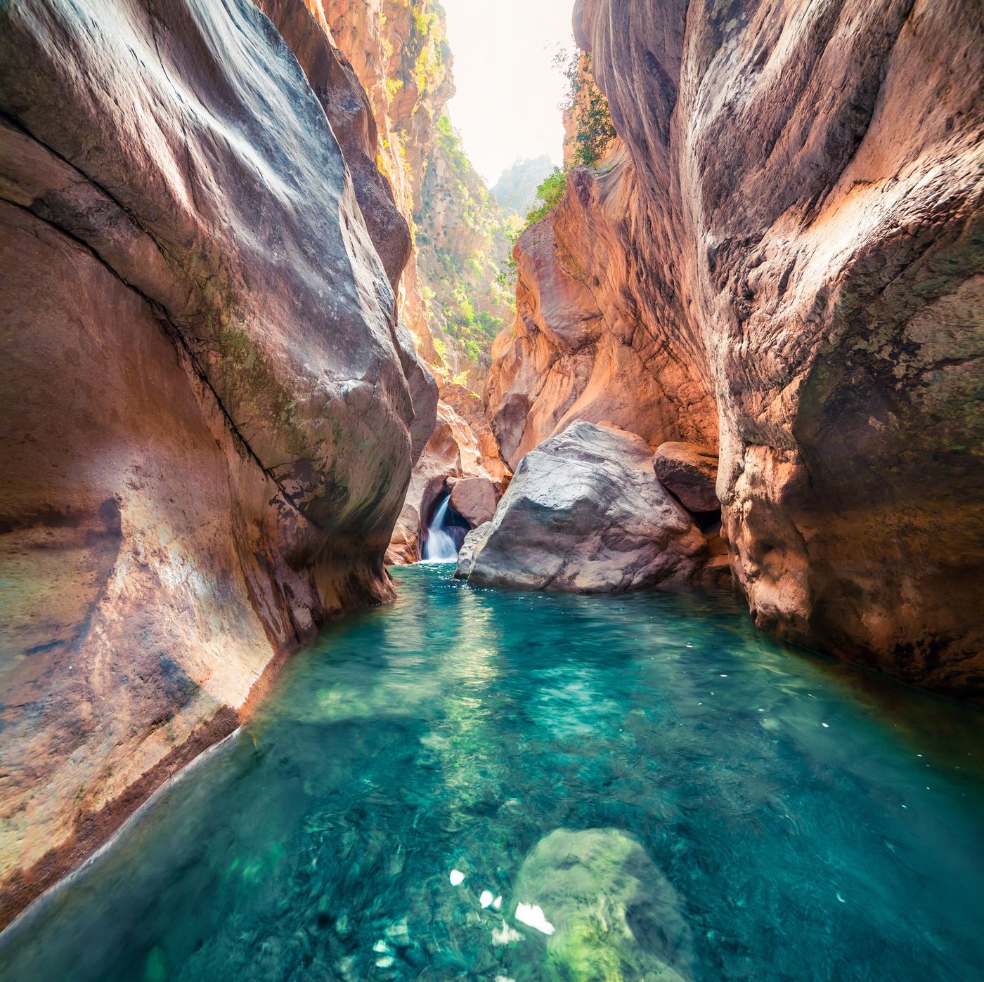 Schlucht an der türkischen Riviera