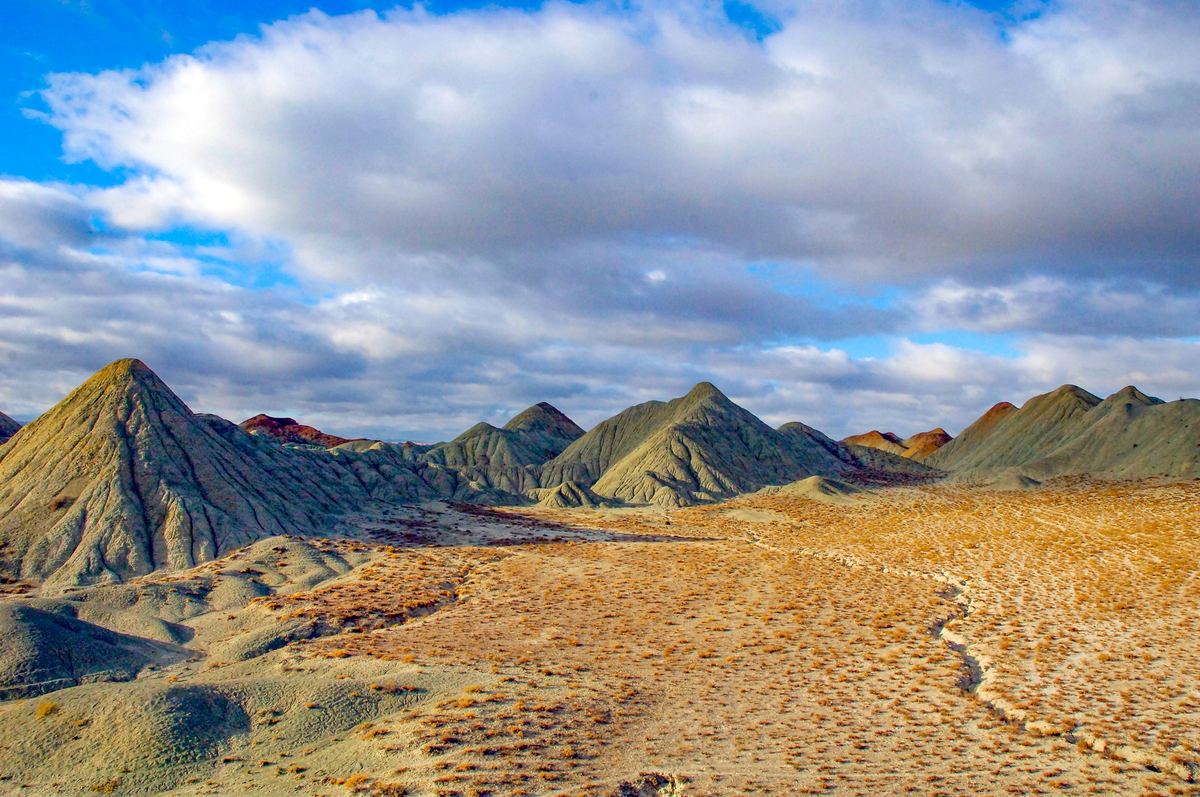 Wüstenlandschaft in Zentralasien