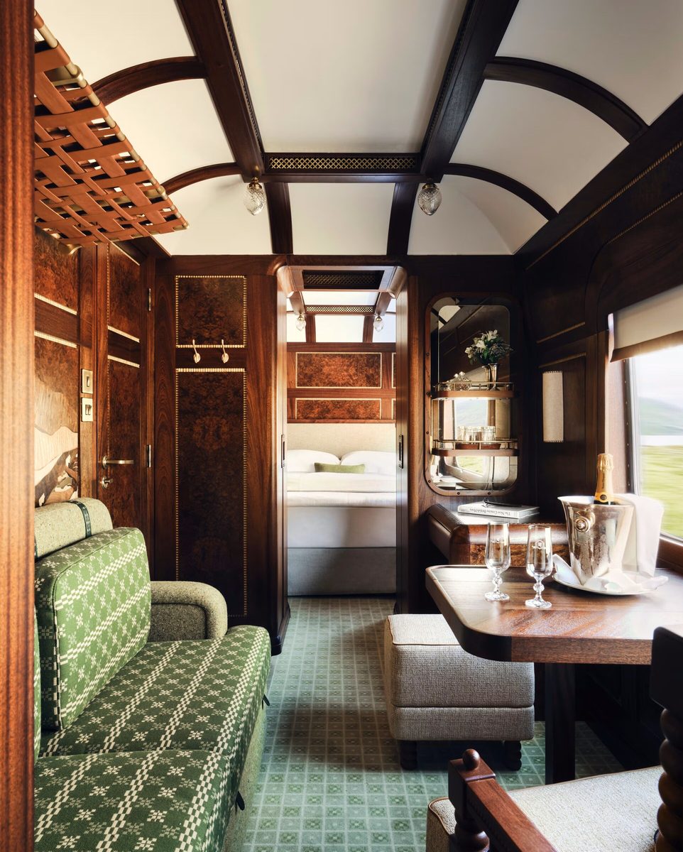 Grand Suite Heron Carriage im Royal Scotsman